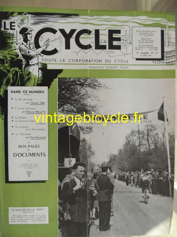 Vintage bicycle le cycle 14 copier