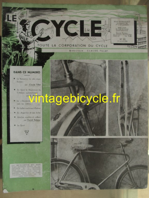 Vintage bicycle le cycle 27 copier