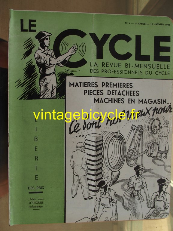 Vintage bicycle le cycle 39 copier
