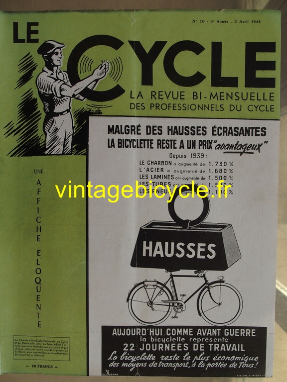 Vintage bicycle le cycle 45 copier