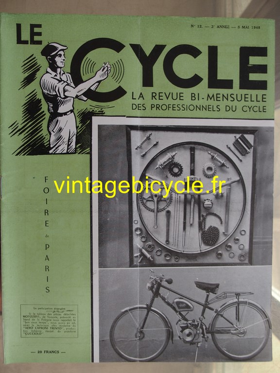 Vintage bicycle le cycle 47 copier