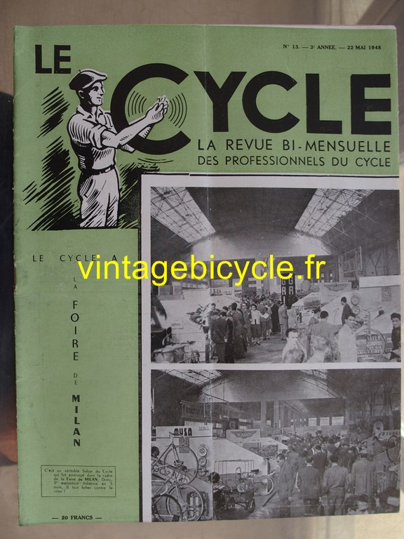 Vintage bicycle le cycle 48 copier