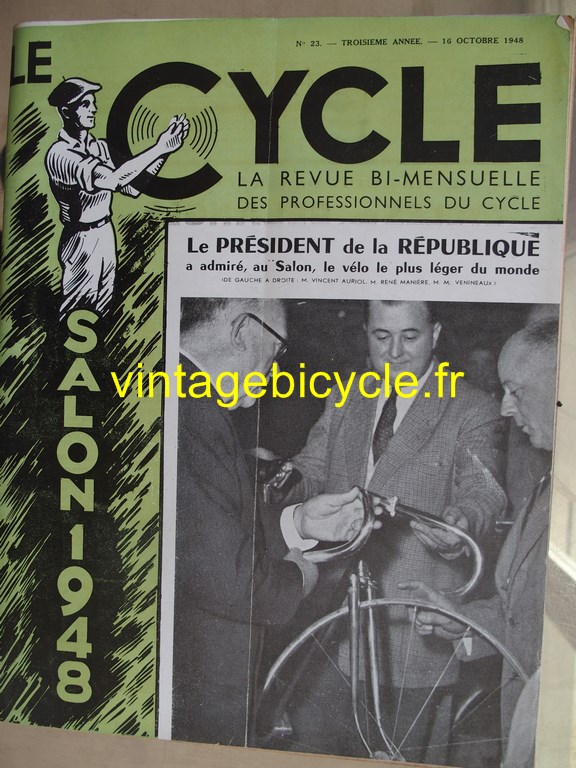 Vintage bicycle le cycle 58 copier