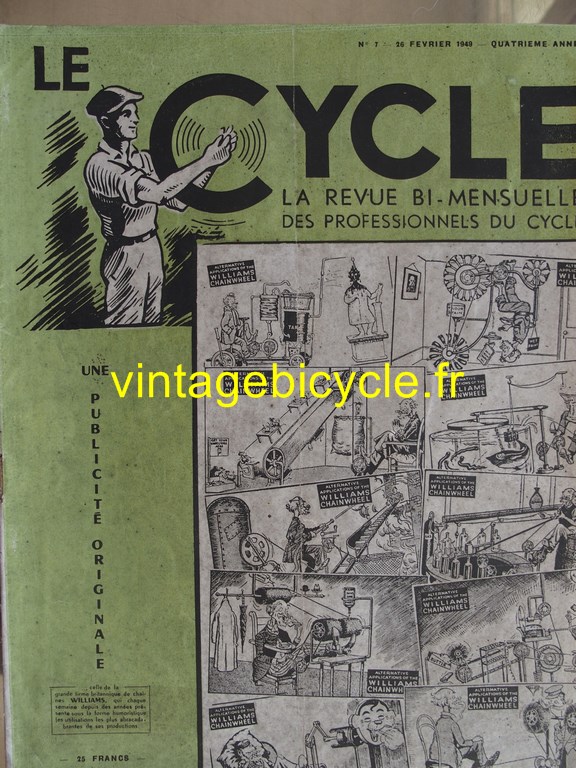 Vintage bicycle le cycle 65 copier