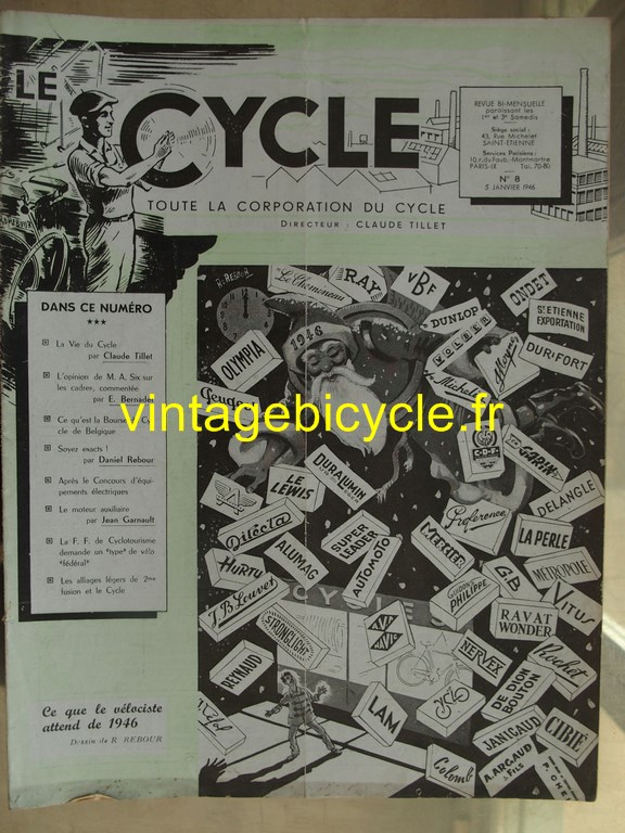 Vintage bicycle le cycle 7 copier
