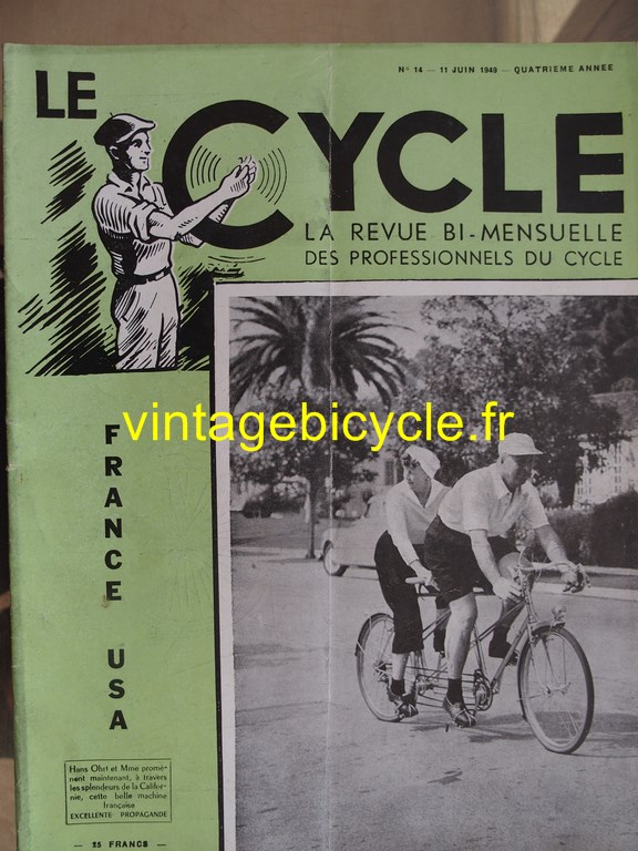 Vintage bicycle le cycle 72 copier