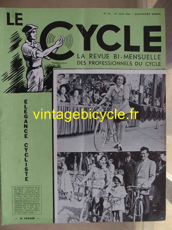 Vintage bicycle le cycle 73 copier