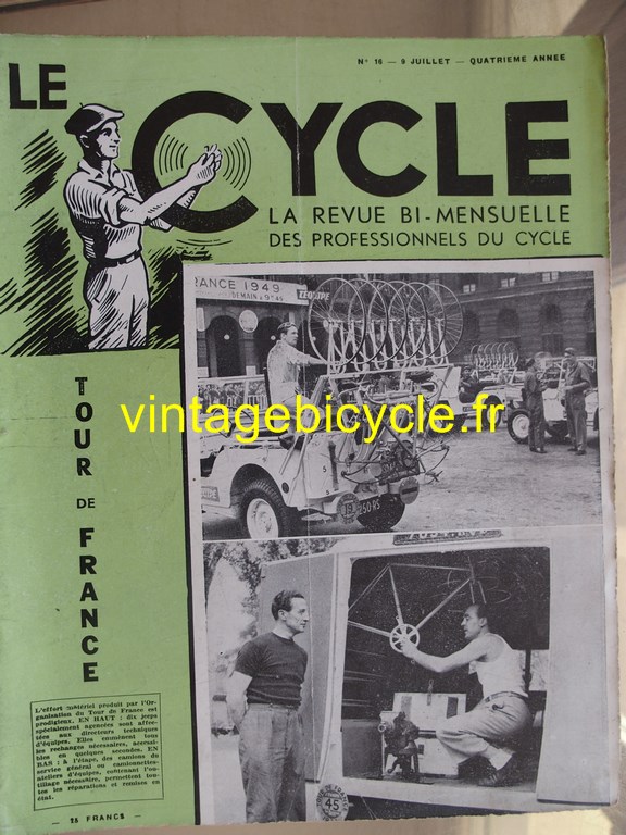 Vintage bicycle le cycle 74 copier